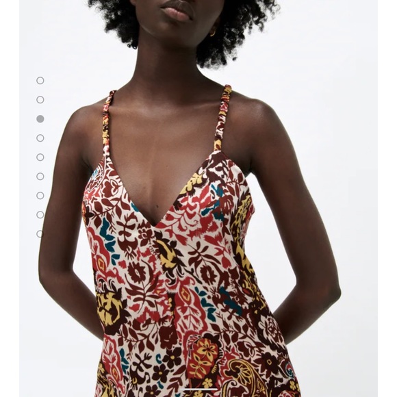 ZARA PRINT DRESS - Picture 3 of 8